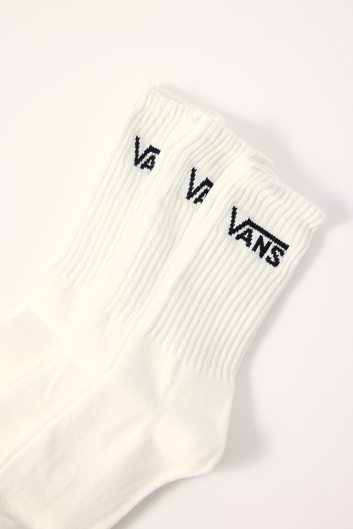 Vans Classic Crew Socks 3 Pack White