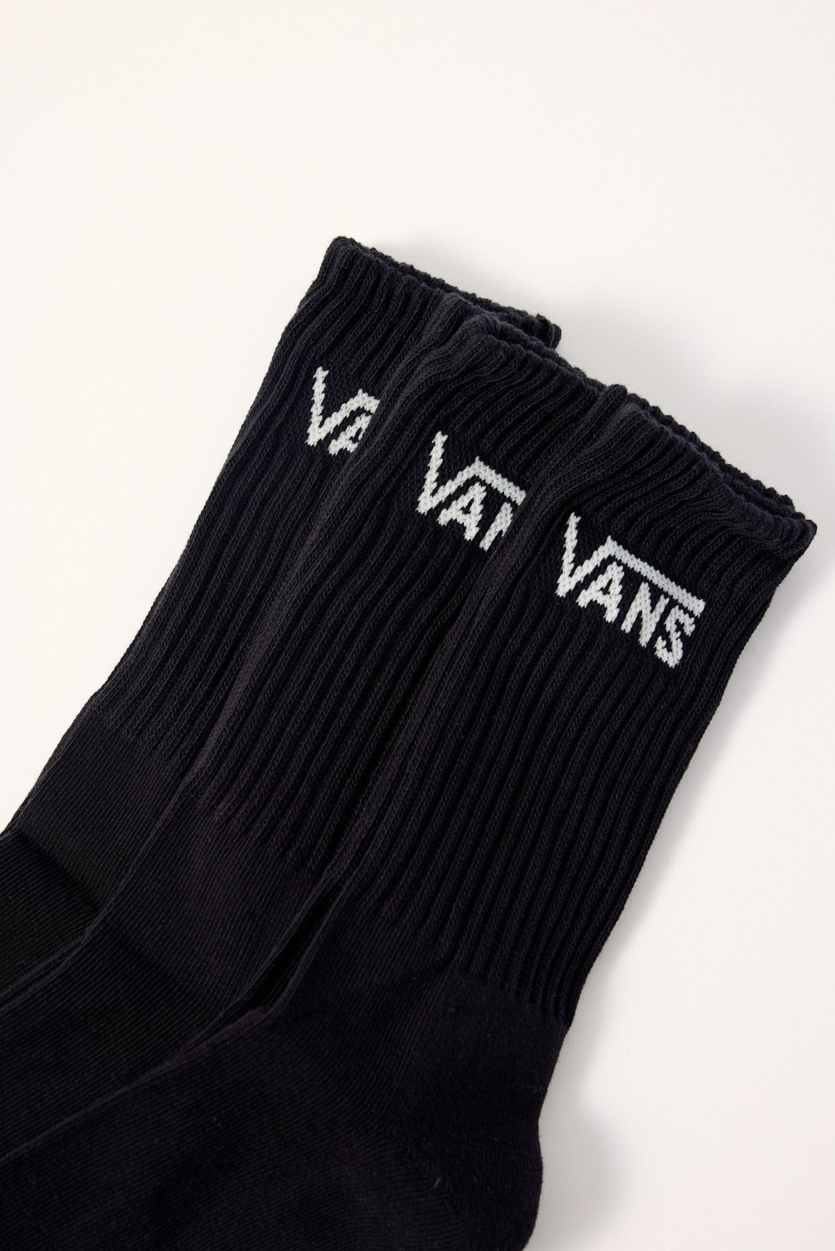 Vans Classic Crew Socks 3 Pack Black