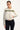 Rusty Freeway Crop Zip Through Polar Fleece Cream