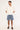 Common Need Flintmore Elastic Waist Short Blue Check