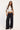 Luck & Trouble Ivy Pin Stripe Mid Rise Pant Black Stripe