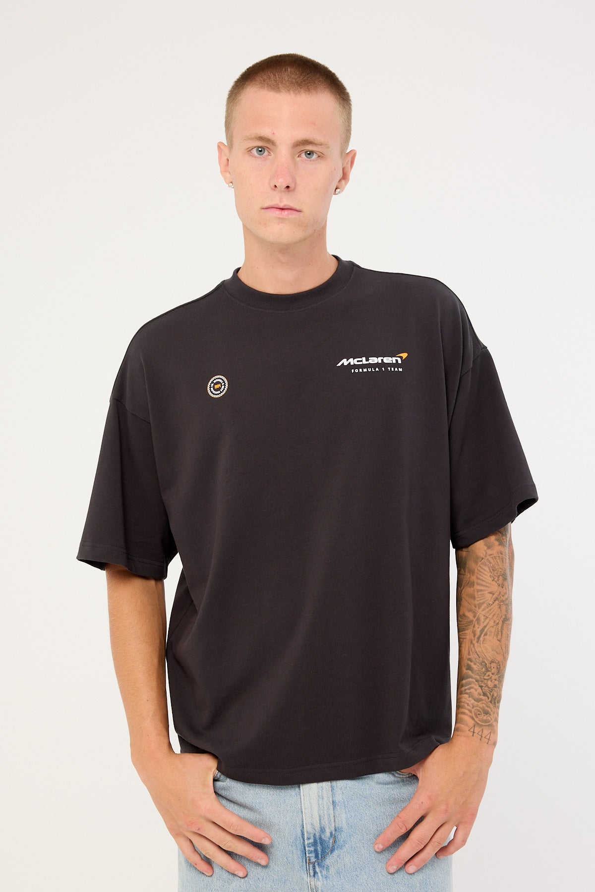 Mitchell & Ness McLaren 1963 Boxy Tee Faded Black