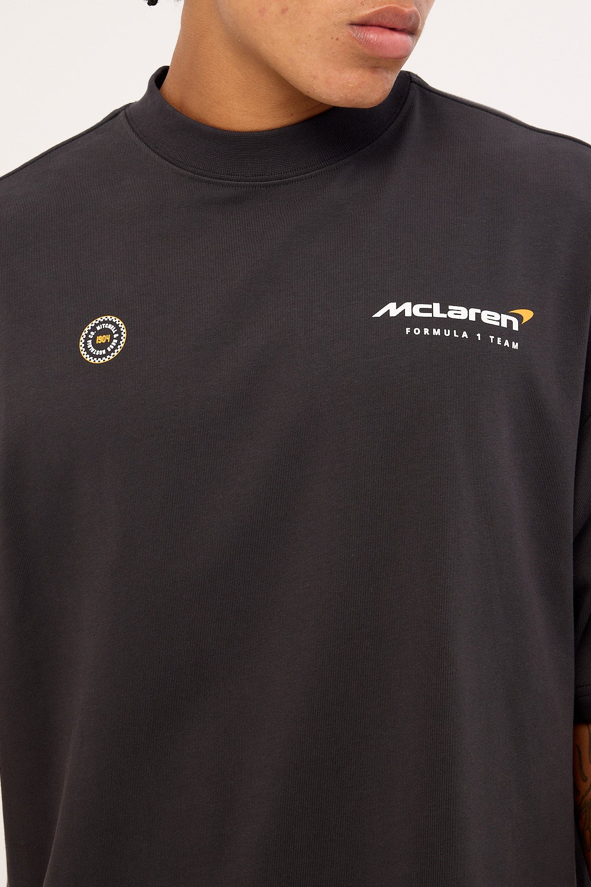 Mitchell & Ness McLaren 1963 Boxy Tee Faded Black