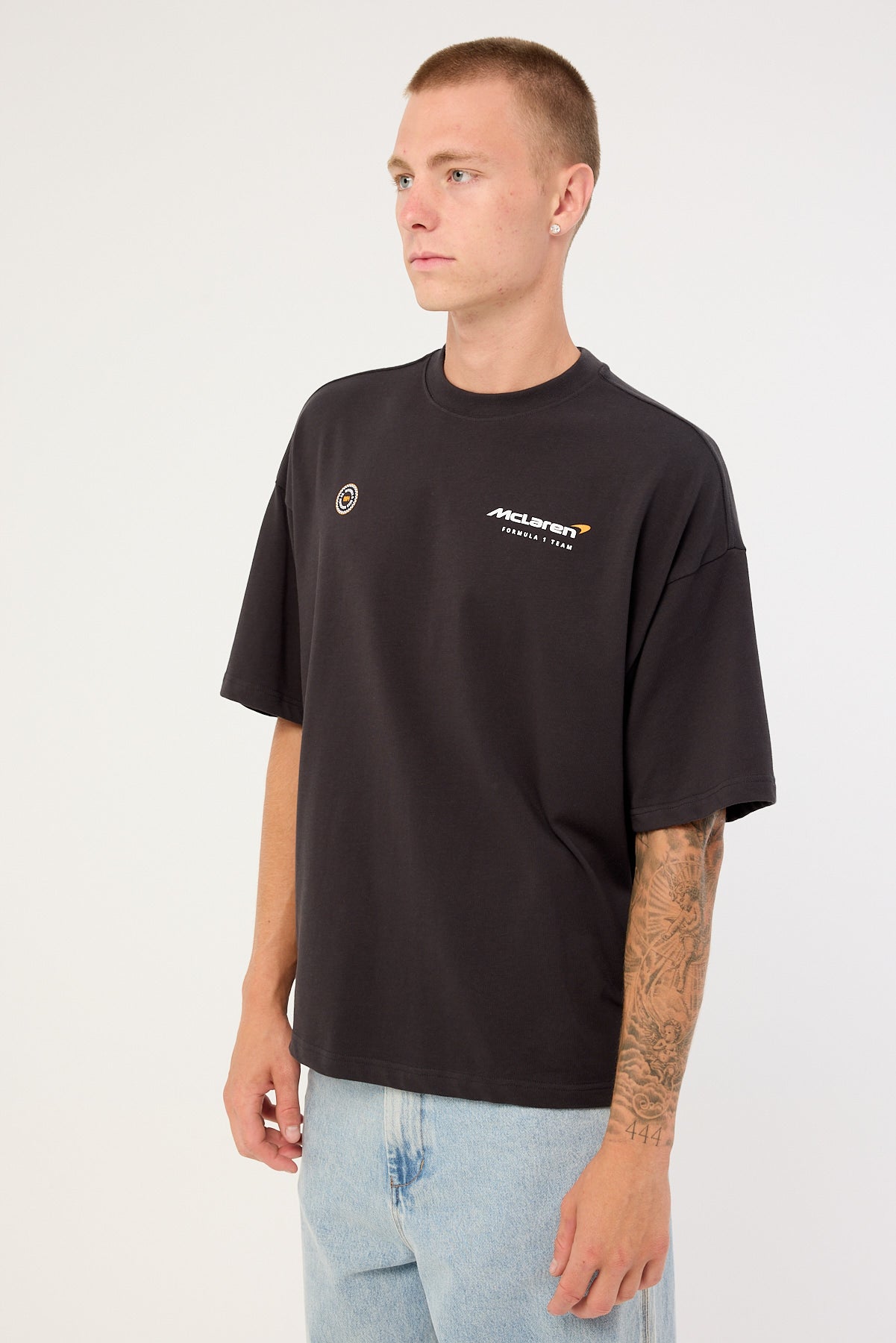 Mitchell & Ness McLaren 1963 Boxy Tee Faded Black