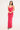 Luck & Trouble Jolie Recycled Satin Maxi Dress Raspberry