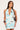 Luck & Trouble Zarie Halter Mini Dress White Print