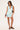 Luck & Trouble Zarie Halter Mini Dress White Print