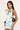 Luck & Trouble Zarie Halter Mini Dress White Print