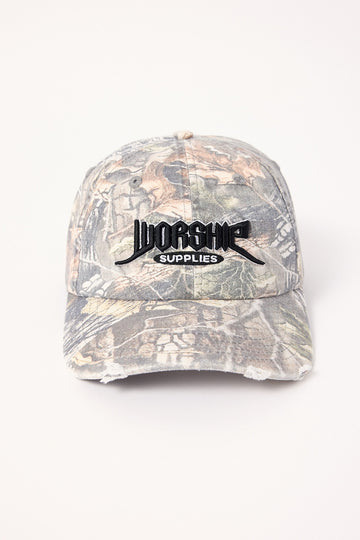 Worship Bushman Camo Dad Cap Green Camo