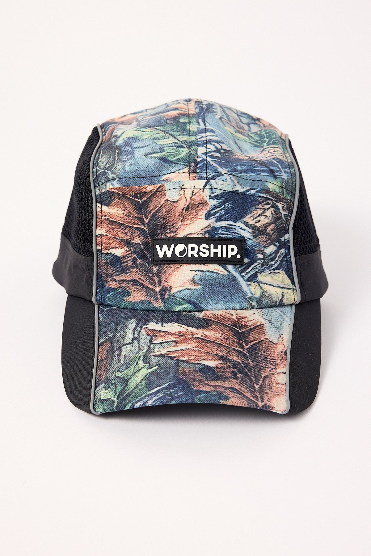 Worship Bushman Nylon Running Hat Green Camo