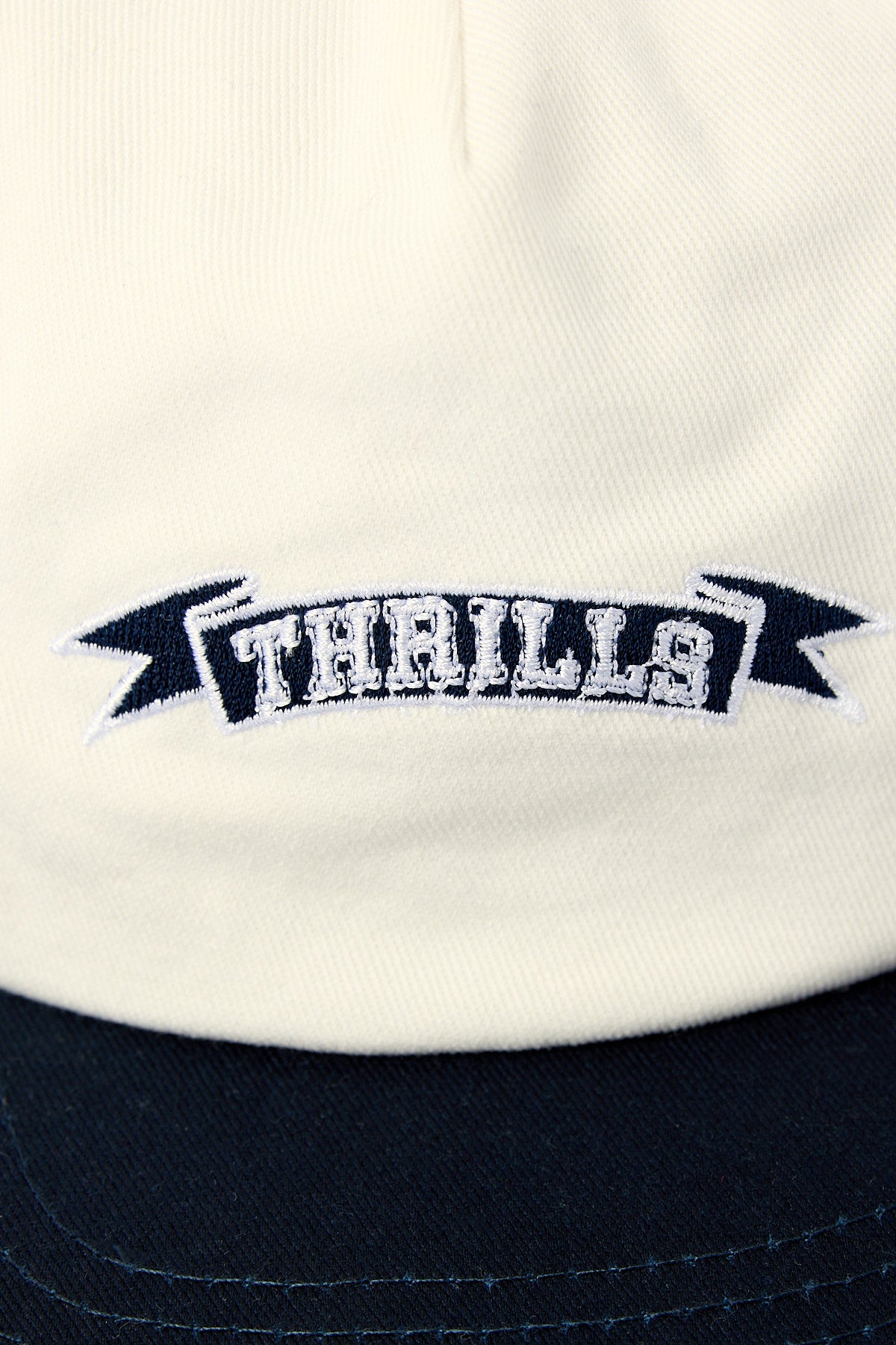 Thrills Penant 5 Panel Cap Heritage White/Classic Blue