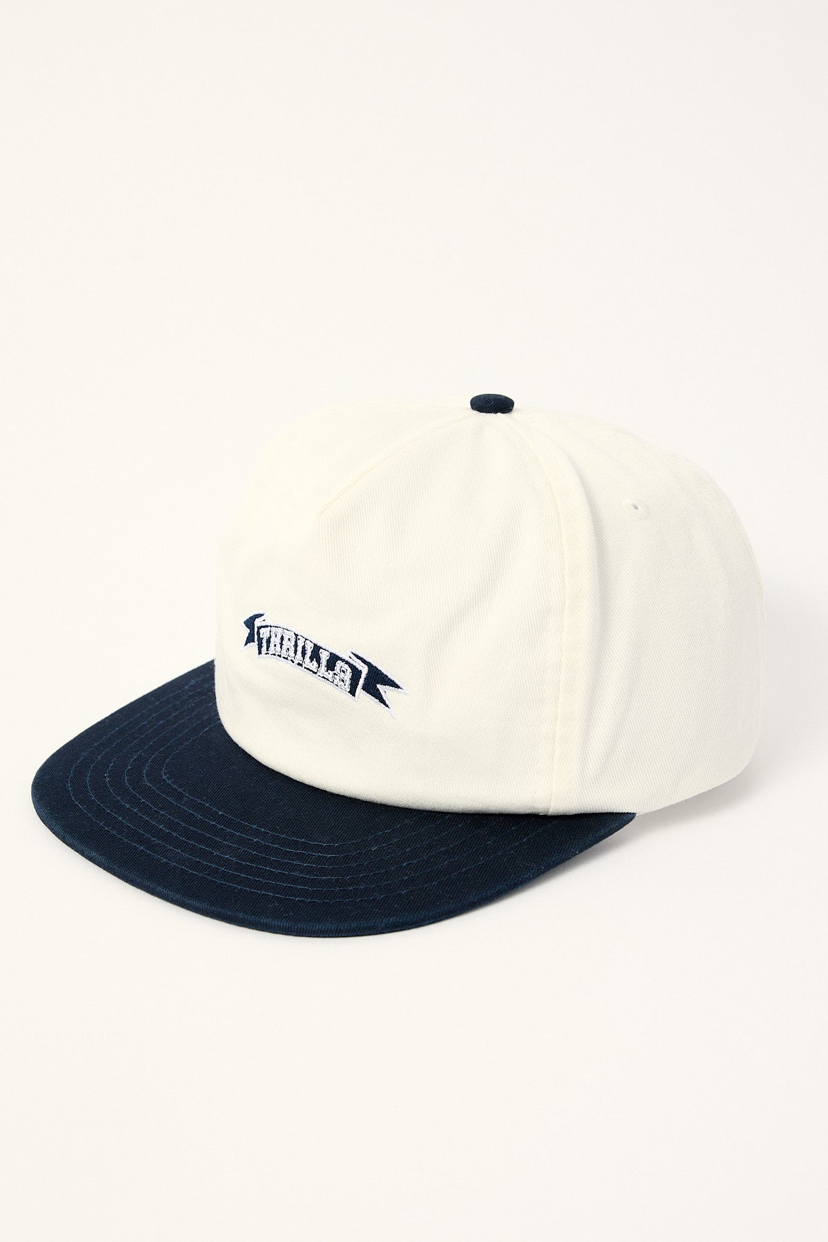 Thrills Penant 5 Panel Cap Heritage White/Classic Blue
