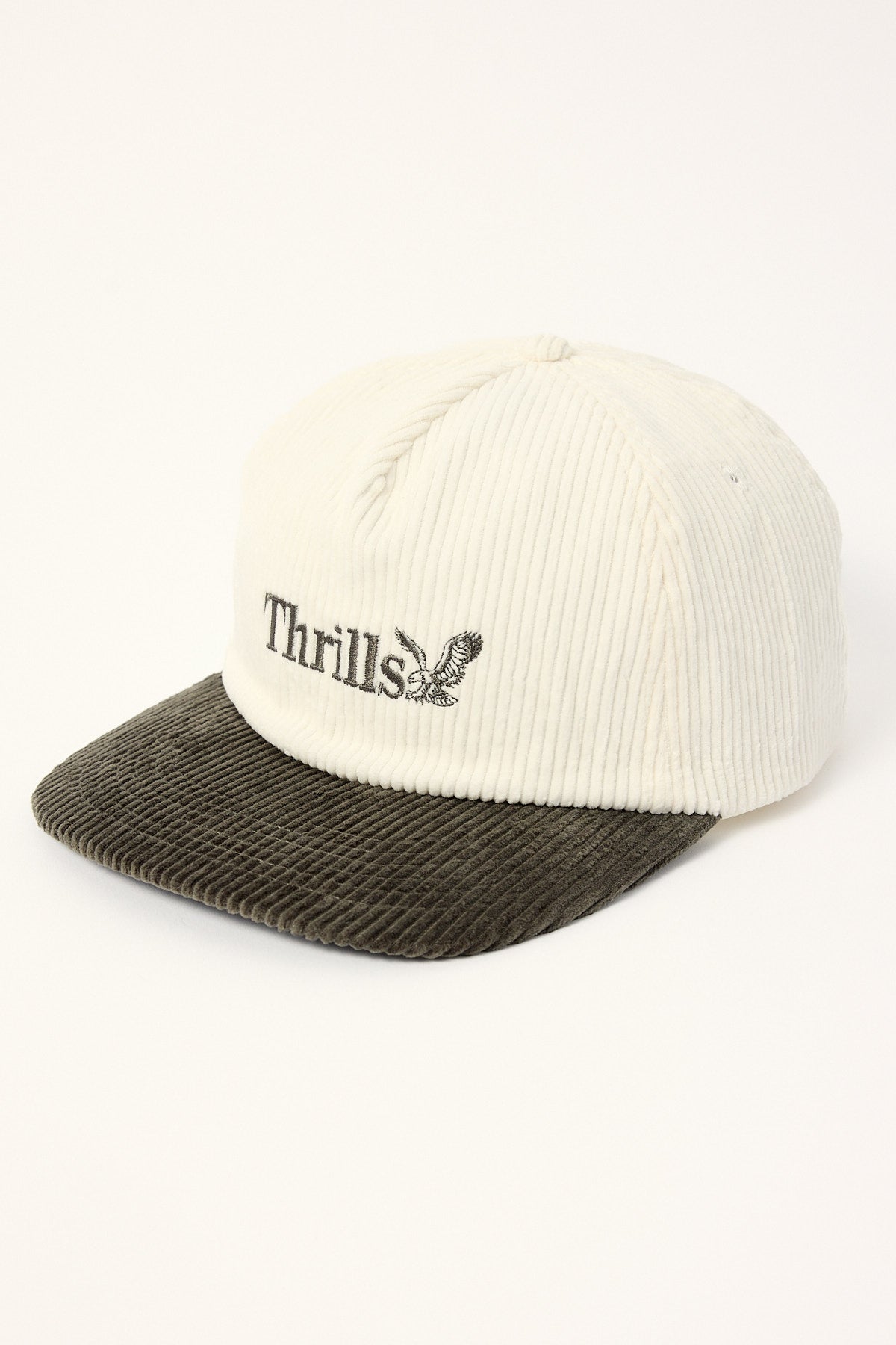 Thrills Thrills Workwear 5 Panel Cap Deep Forest/Tofu