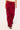 Luck & Trouble Nia Applique Mid Rise Maxi Skirt Burgundy