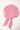Token Bow Hair Bonnet Pink