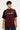 Rusty Omac Tee Burgundy