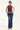 Rusty Shorty Freida Low Rise Jean Blasted Deep Sea Blue