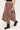 Luck & Trouble Vintage Check Midi Skirt Brown Print