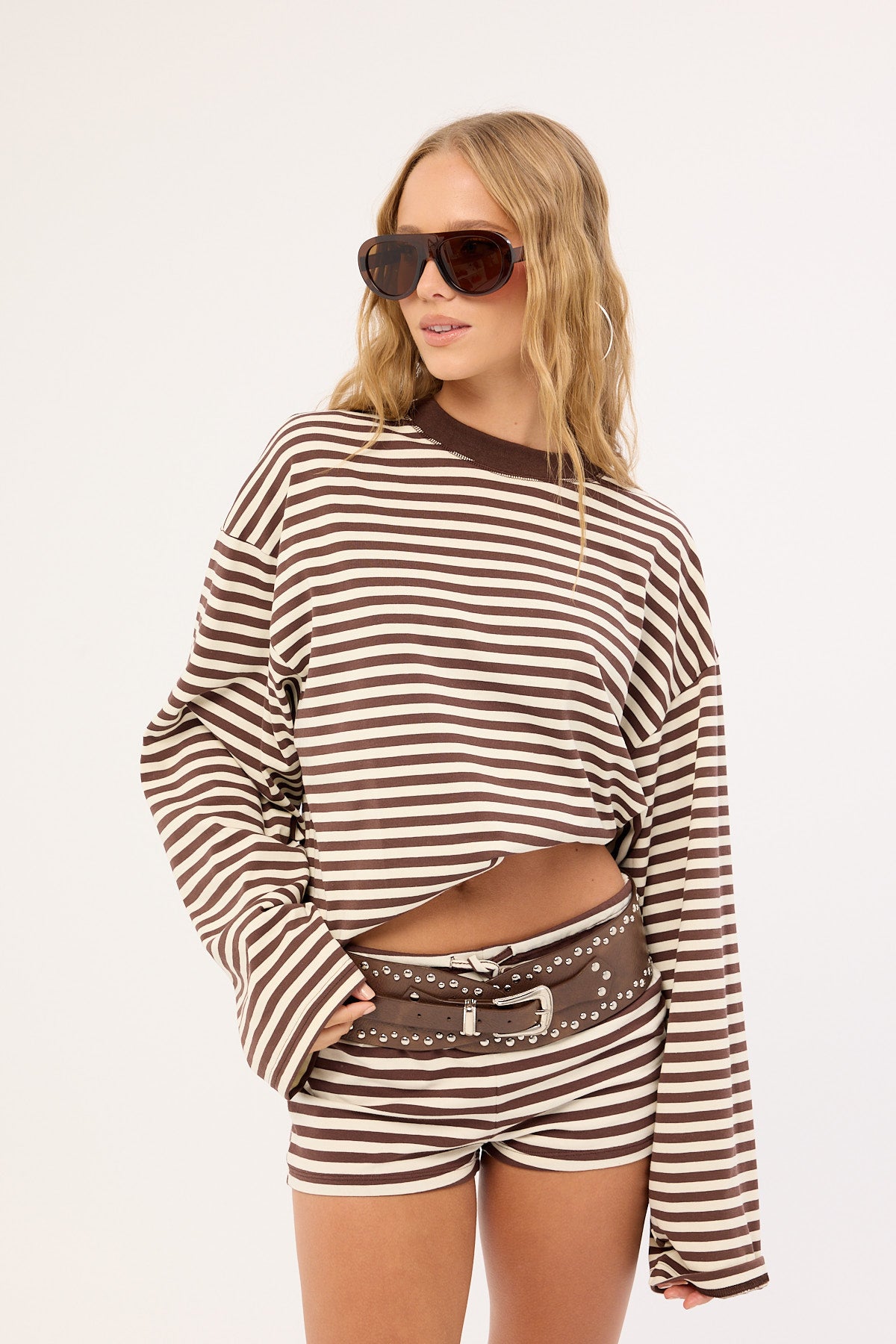 Lioness Kourt Bloomers Dark Chocolate Stripe