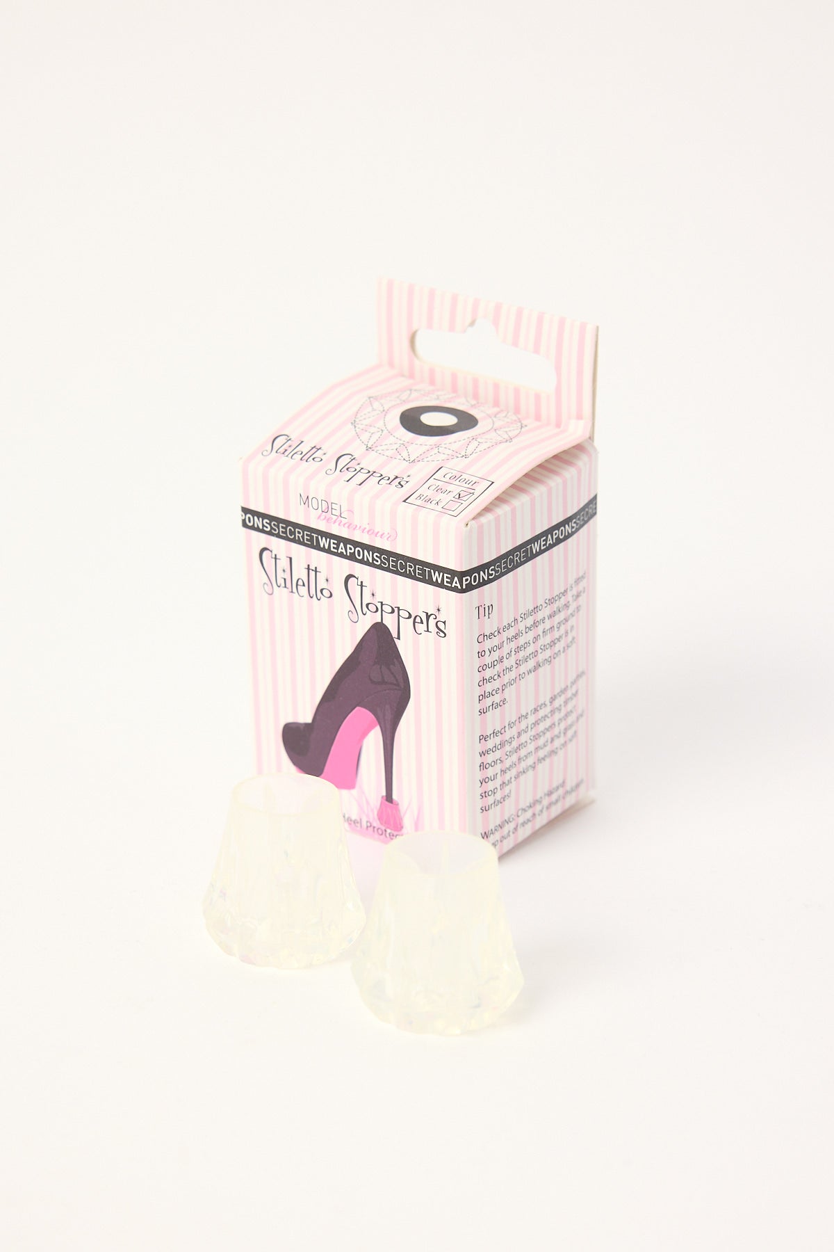 Secret Weapons Heel Protectors - Stiletto Stoppers Clear