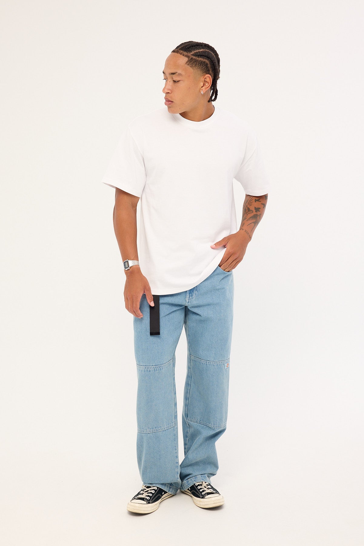 Dickies Double Knee Denim Pant Light Denim