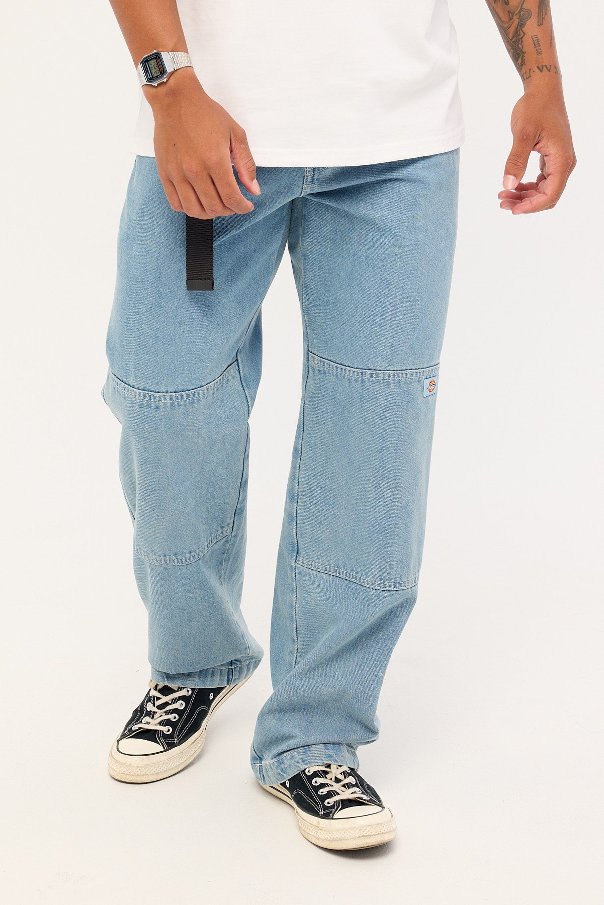 Dickies Double Knee Denim Pant Light Denim