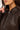 Perfect Stranger Jude Bubble PU Bomber Jacket Brown