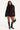 Perfect Stranger Riley Cropped Faux Fur Jacket Brown