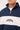 Common Need Noble Quarter Zip Sweater Navy/Snow Marle