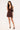 Perfect Stranger Shea Wrap Mini Dress Brown