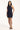Perfect Stranger Spencer Denim Halter Mini Dress Dark Blue Denim