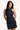 Perfect Stranger Spencer Denim Halter Mini Dress Dark Blue Denim
