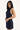 Perfect Stranger Spencer Denim Halter Mini Dress Dark Blue Denim