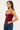 Luck & Trouble Celina Sequin Lace Cami Top Burgundy
