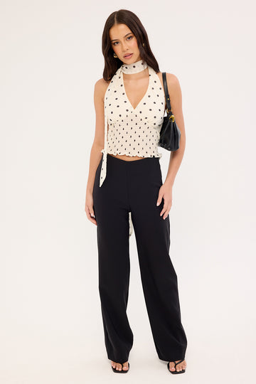 Perfect Stranger Margaux High Rise Pants Black
