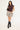 Luck & Trouble Lola Check Frill Mini Skirt Off White Check
