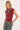 Neovision Deface Cut Out  Baby Tee Burgundy