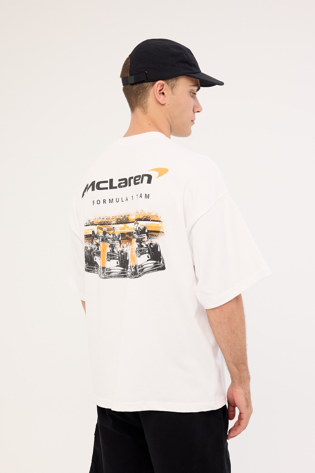 Mitchell & Ness Mclaren Apex Boxy Tee White