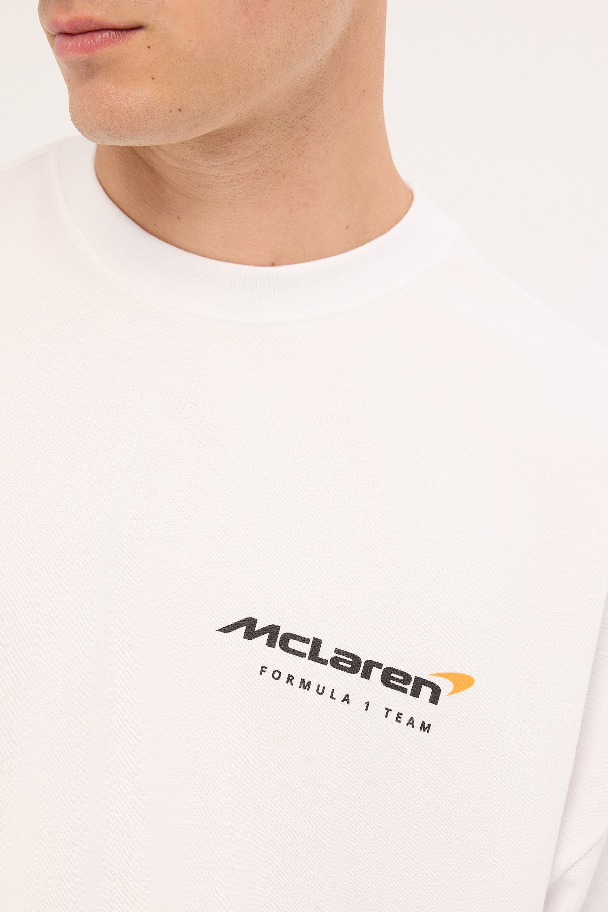 Mitchell & Ness Mclaren Apex Boxy Tee White
