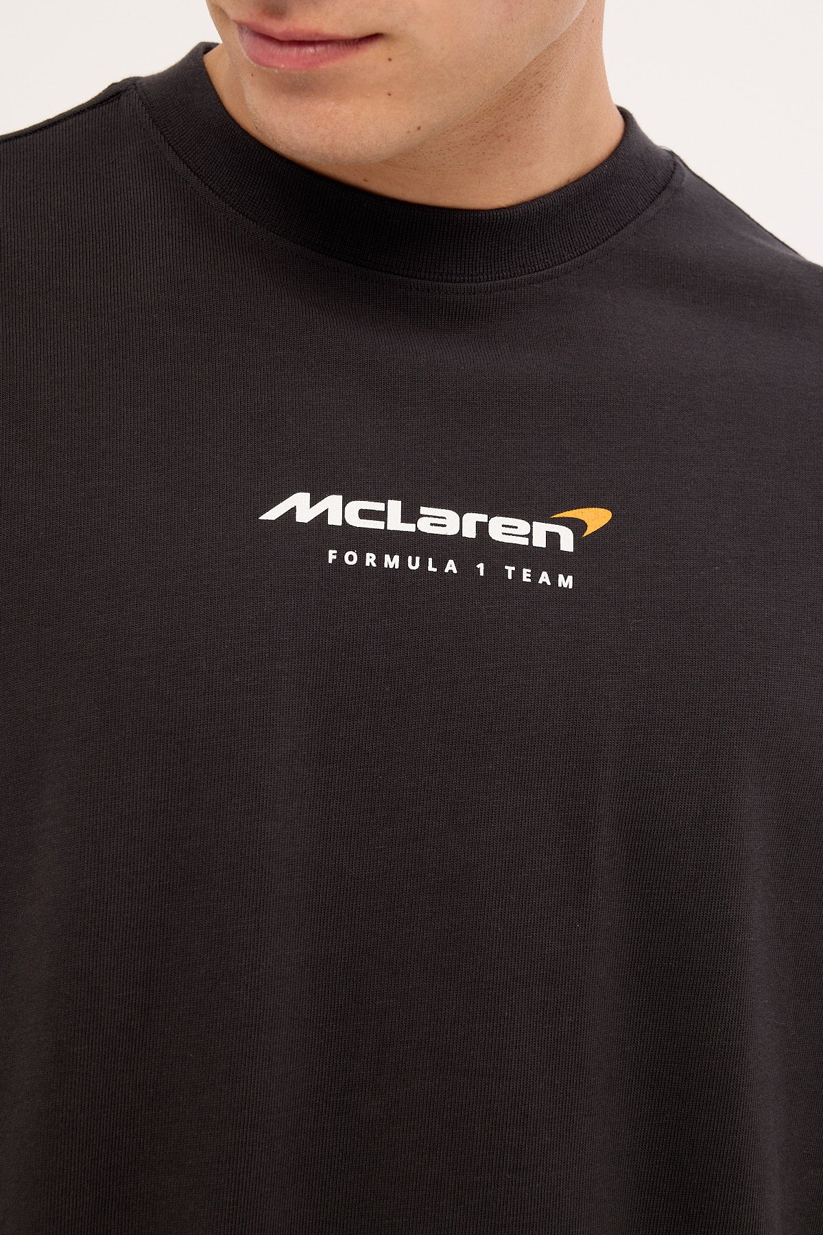 Mitchell & Ness Mclaren Showcase Boxy Tee Washed Black