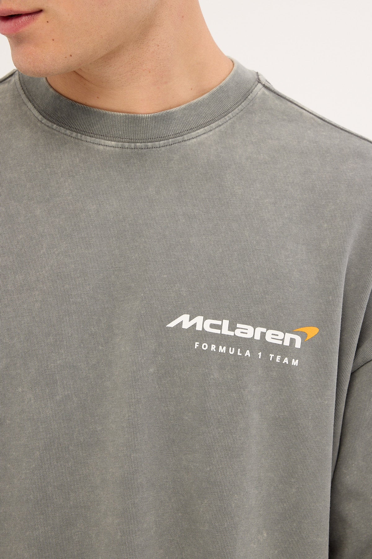 Mitchell & Ness Mclaren 1963 Boxy Tee Washed Black