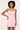 Luck & Trouble Shimmer Tie Back Mini Dress Pink