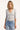 Perfect Stranger Mara V Neck 3/4 Sleeve T-Shirt Grey