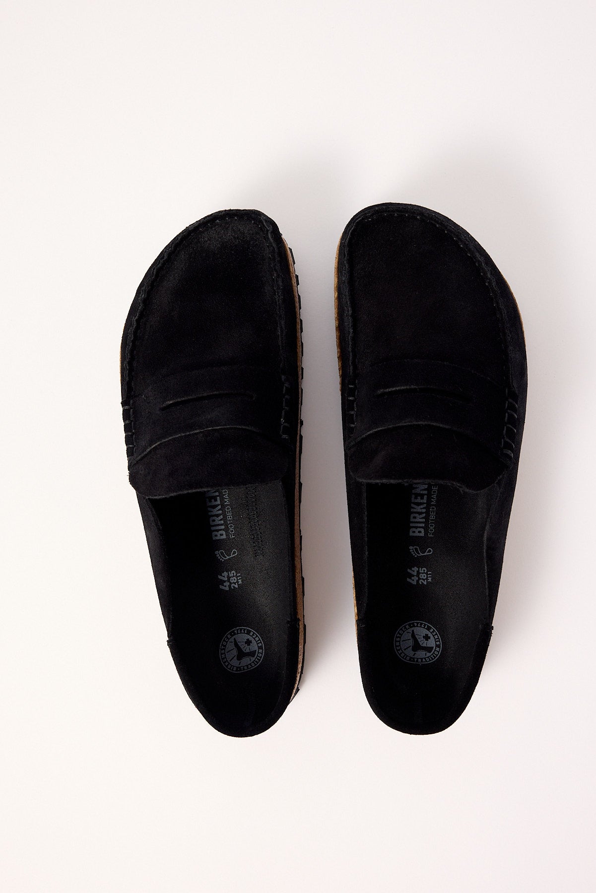 Birkenstock Naples Suede Leather Regular Black
