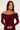 Perfect Stranger Romina Off Shoulder Maxi Dress Burgundy