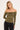 Perfect Stranger Akira Long Sleeve Twist Top Khaki Green