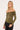 Perfect Stranger Akira Long Sleeve Twist Top Khaki Green