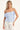 Perfect Stranger Elouise Draped Shoulder Top Blue
