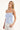 Perfect Stranger Elouise Draped Shoulder Top Blue