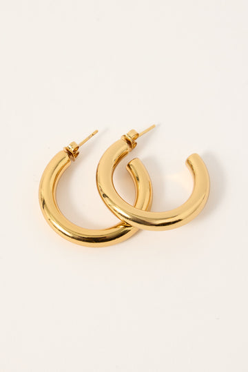 Token Vance Gold Hoop Earrings Gold
